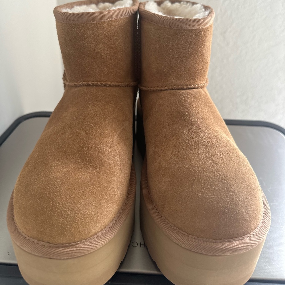 UGG Chestnut Suede Boots